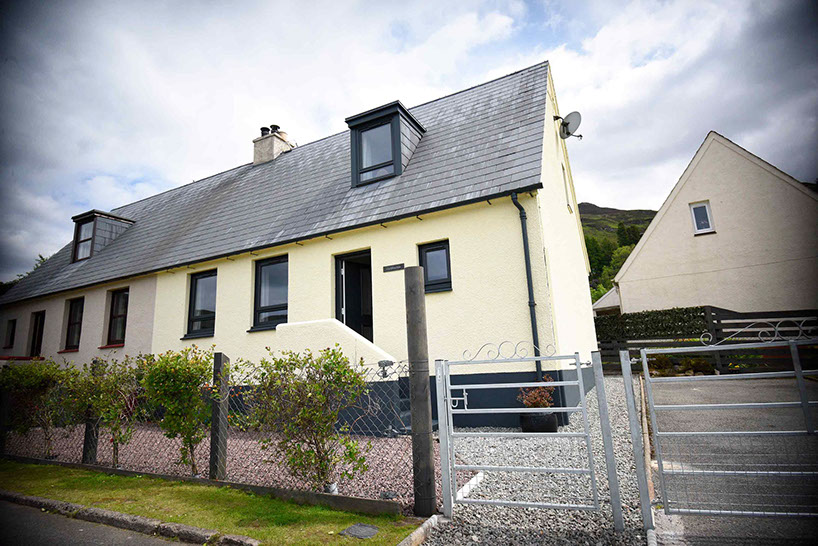 Private secure guest parking is available at our Dornie self catering property