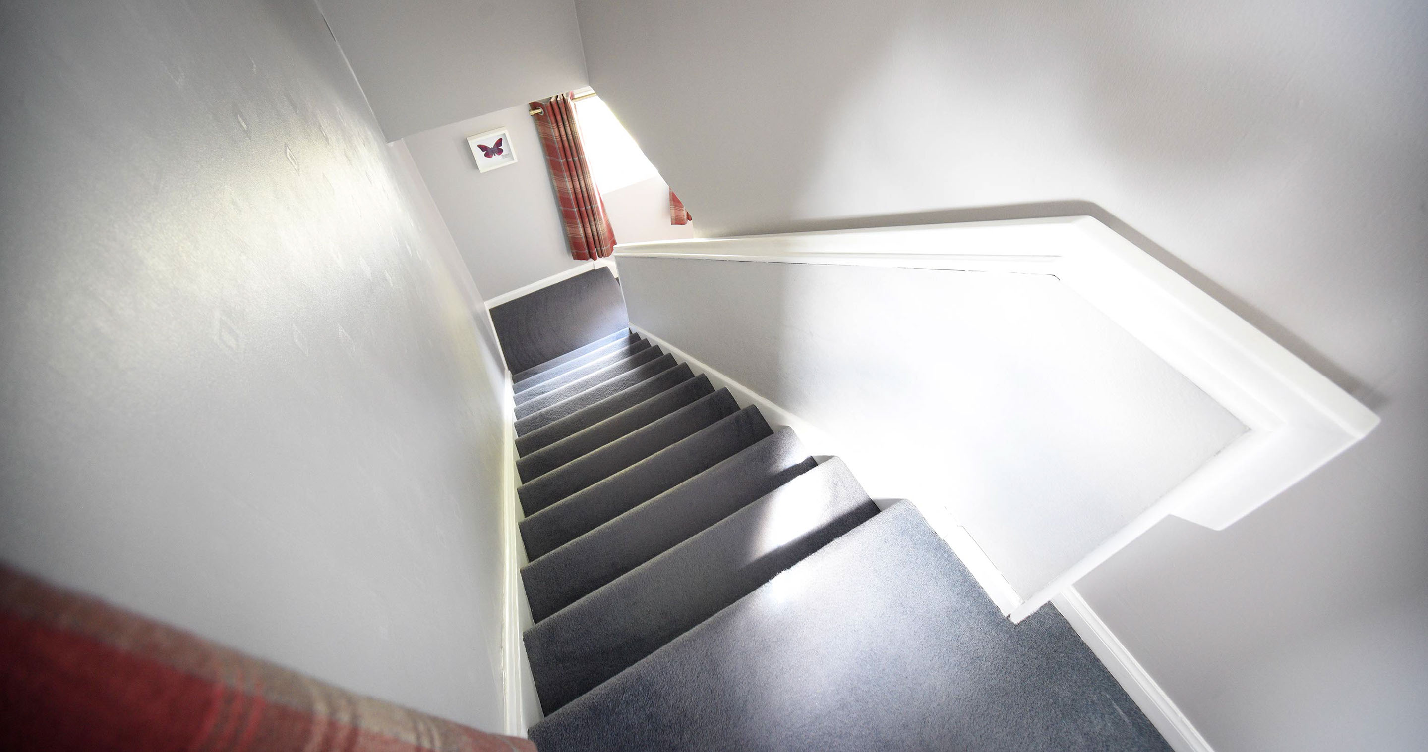 Glas Eilean View hallway modern well furnished self catering accommodation in Dornie