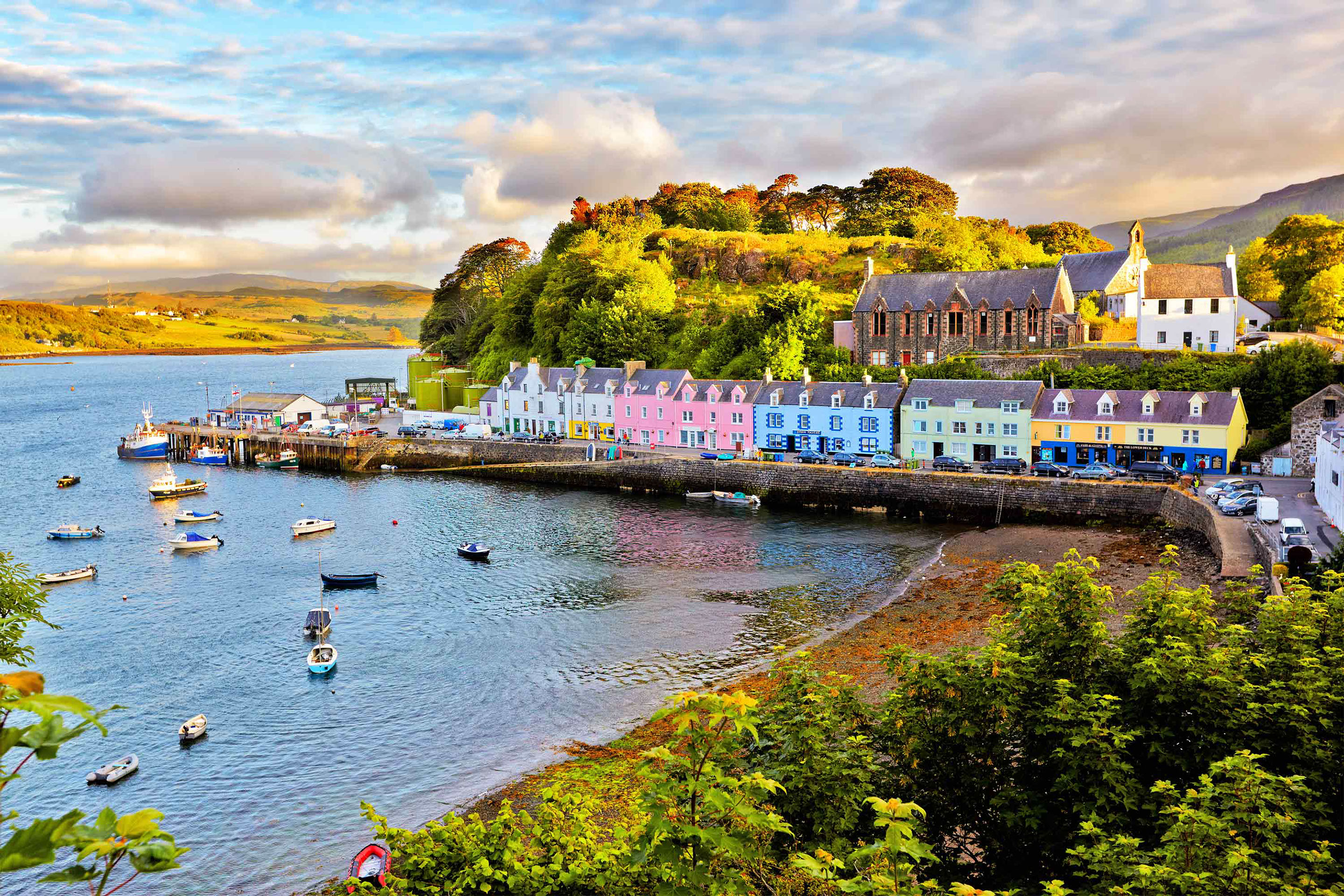 Portree on the Isle of Skye a stunning location with sea views and Portree Harbour