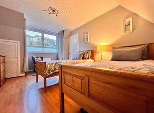 Twin bedroom in Dornie at our Self Catering Accommodation Glas Eilean View